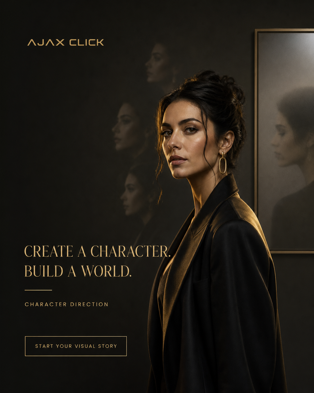 AJAX CLICK AI STUDIO launch campaign poster 03