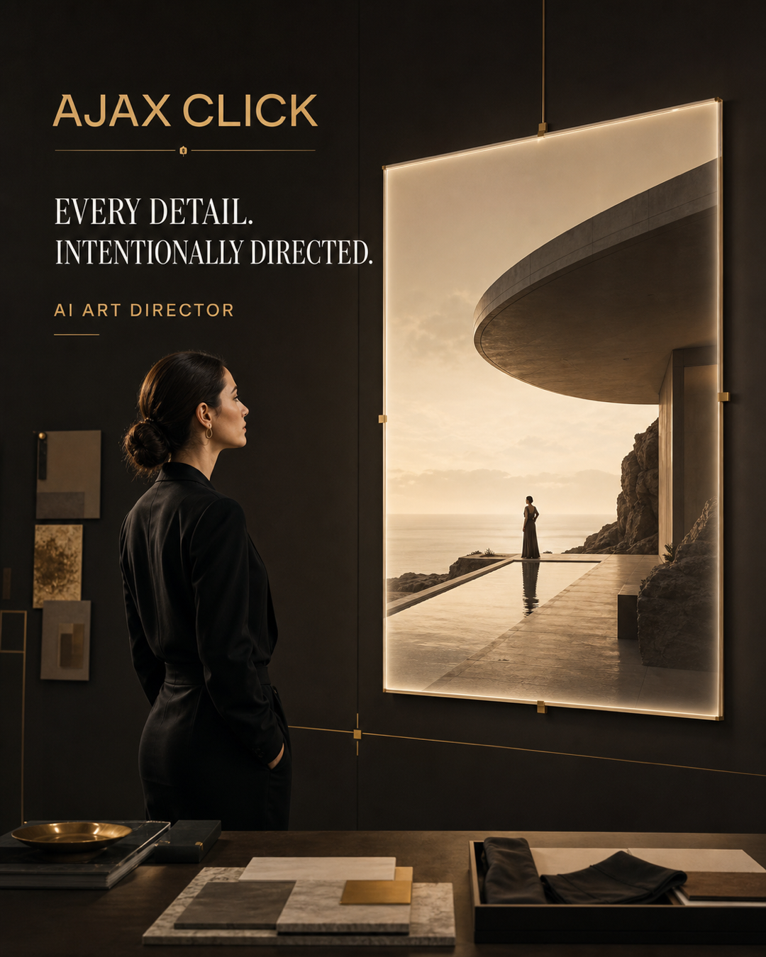 AJAX CLICK AI STUDIO launch campaign poster 06